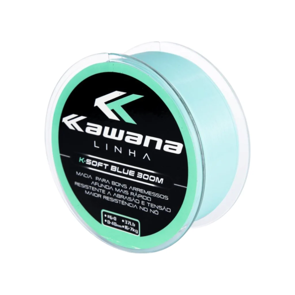 Hilo Monofilamento K-Soft Kawana Nylon Azul