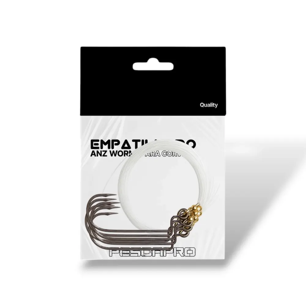 Empatillado para Corvina con Anzuelo Worm