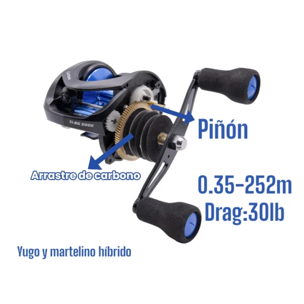Reel Tigon BG 300 – ¡Potencia, precisión y tecnología en cada lance! - Imagen 3