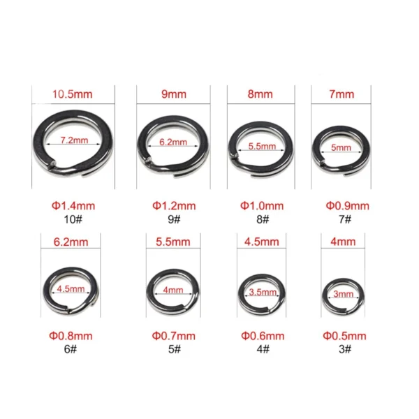 Anillos para Señuelos 20pcs - Imagen 5
