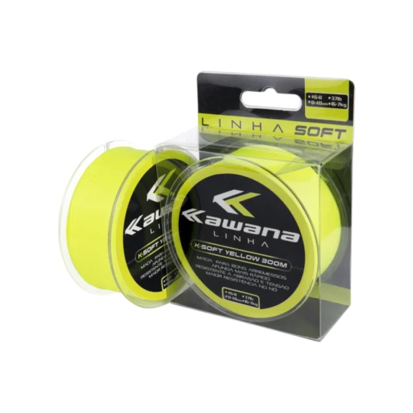 Hilo Monofilamento K-Soft Kawana Nylon Amarillo - Imagen 2