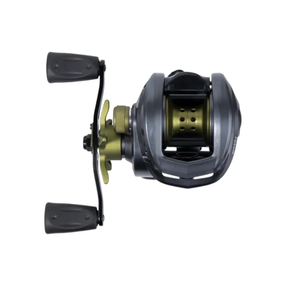 Detalle del carrete de aluminio mecanizado Montana Speed