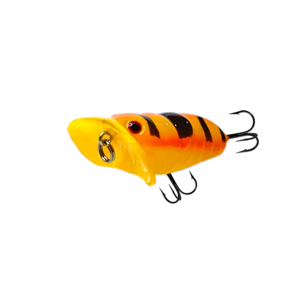 Señuelo Ottoni PF1801-6825 con bolita interna, acción tipo popper y crankbait, ideal para aguas someras y vegetación