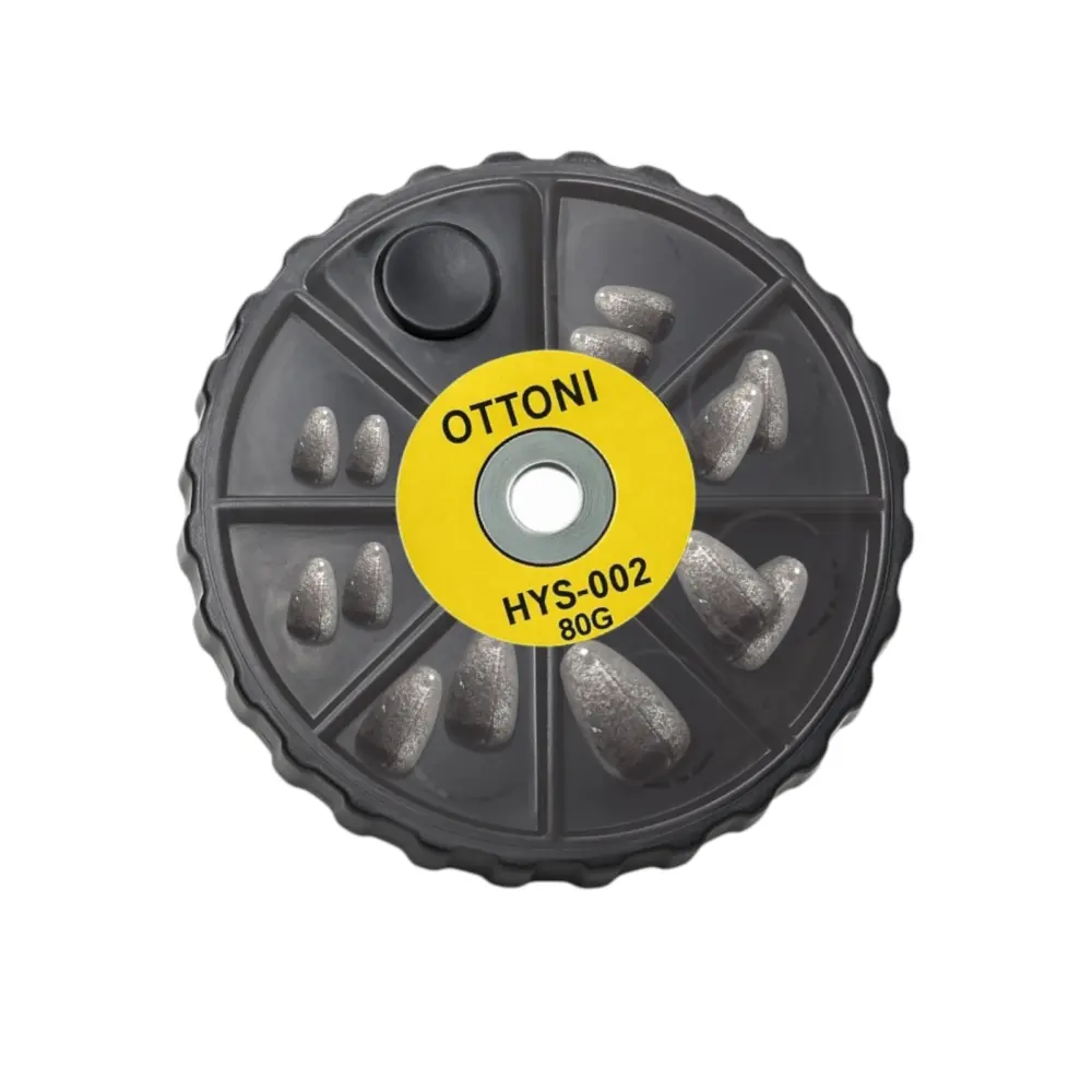 Plomada de Tungsteno Ottoni HYS-002 – 80g (Selector Giratorio)