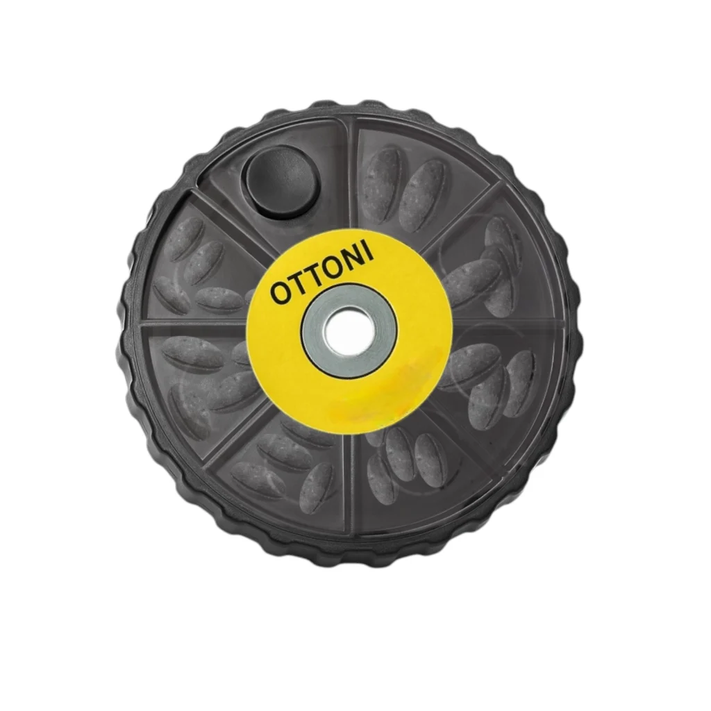 Plomada de clip Ottoni HYS-004 de tungsteno 80g con ranura tipo split shot para instalación rápida en línea de pesca