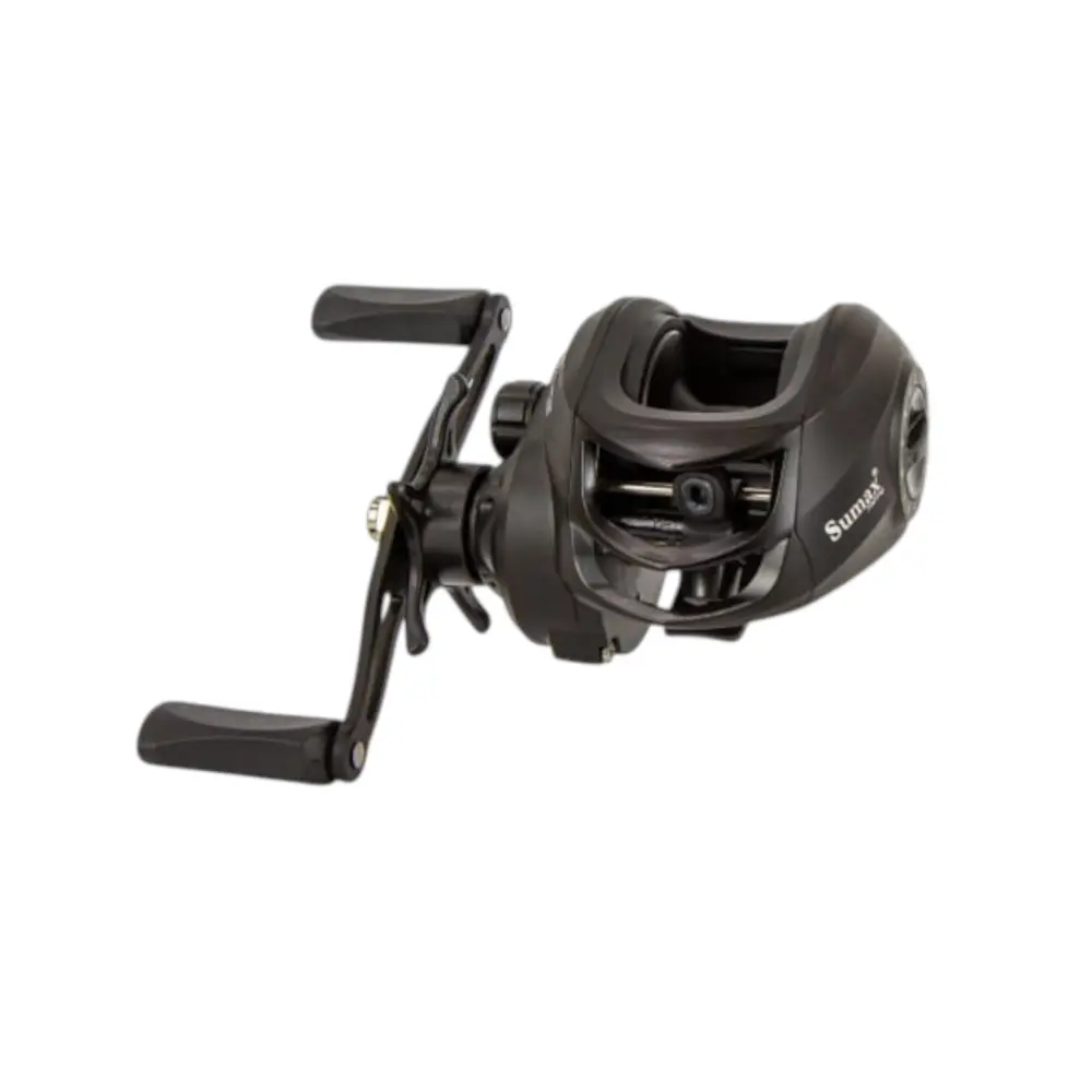 Reel Sumax Atenas 7000 BK con manivela derecha, 7 rodamientos, freno de 15 lb y relación 7.2:1 para pesca deportiva