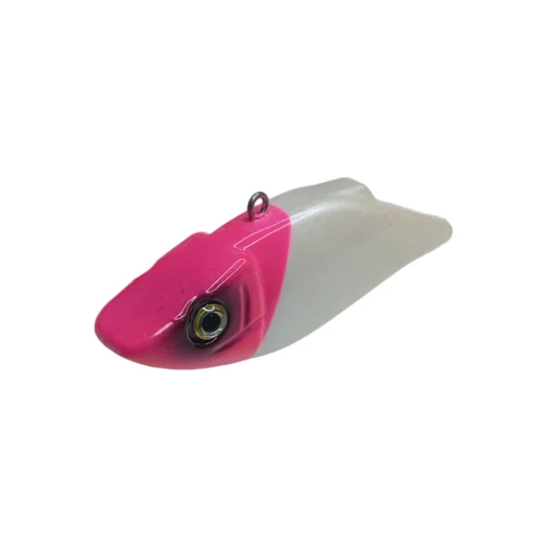 Señuelo Ottoni PF2452 tipo jerkbait/swimbait de 8 cm en colores brillantes, con superficie reflectante y anzuelos triples