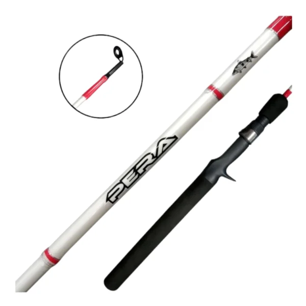 Vara Top Fishing Micro PE Pear – Para Rotativo | Fibra de Vidrio | Mango EVA | 1 Tramo - Imagen 2