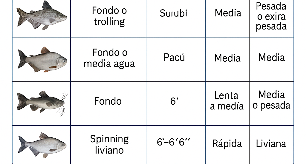 Cómo elegir la caña de pescar ideal según la especie que buscás