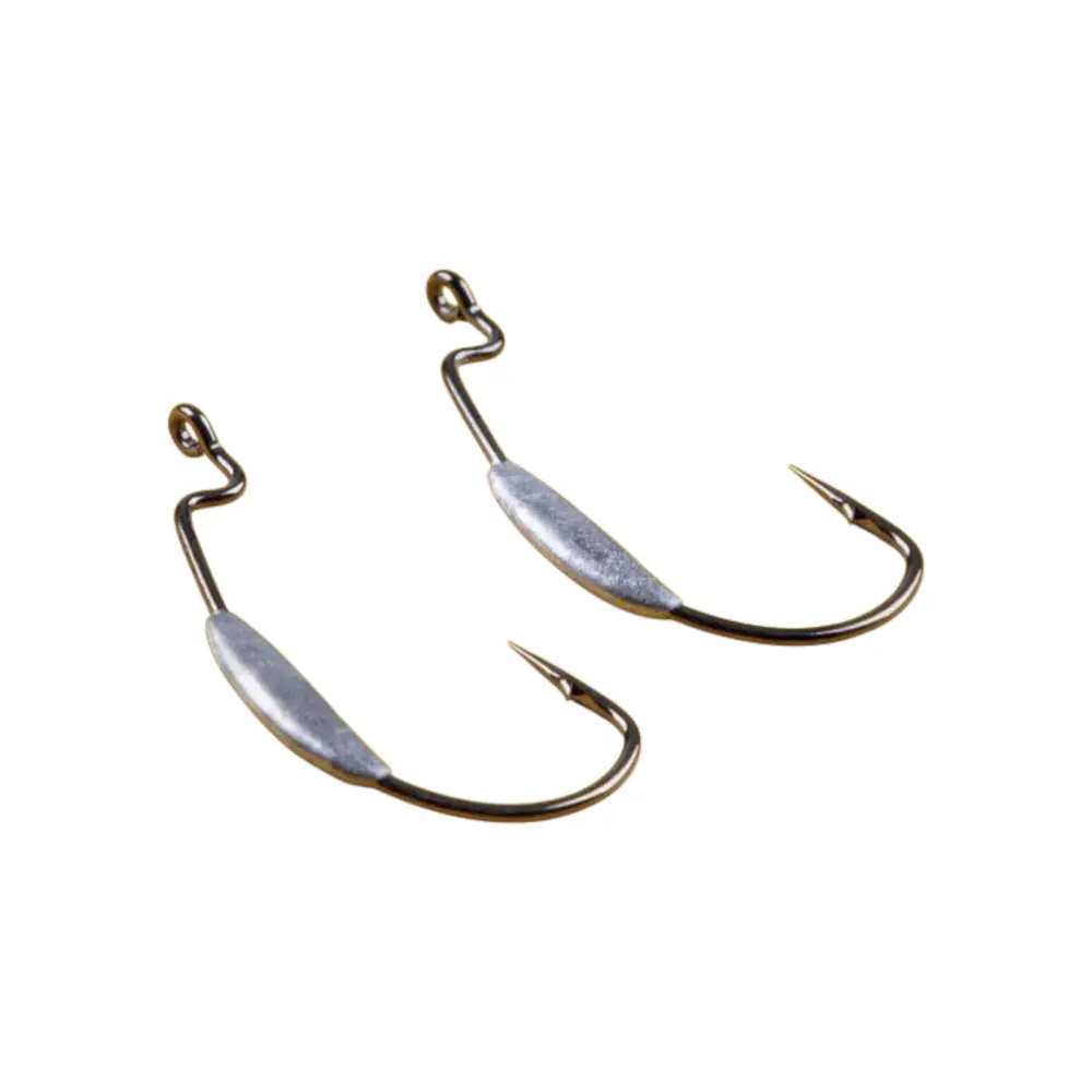 Anzuelo con peso y punta afilada láser