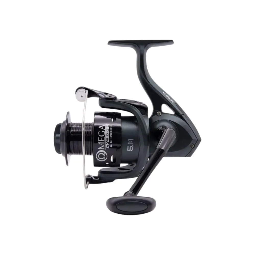 Reel Maruri Omega CV verde con mango en T