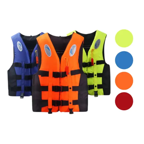 Chaleco DBX con reflectantes para pesca nocturna.