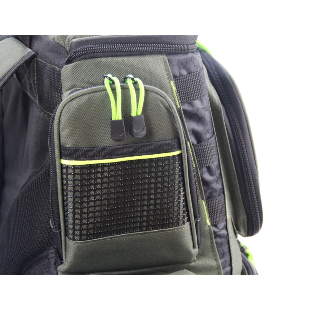 Mochila para pesca top fishing modelo hs-5042 verde - Imagen 9