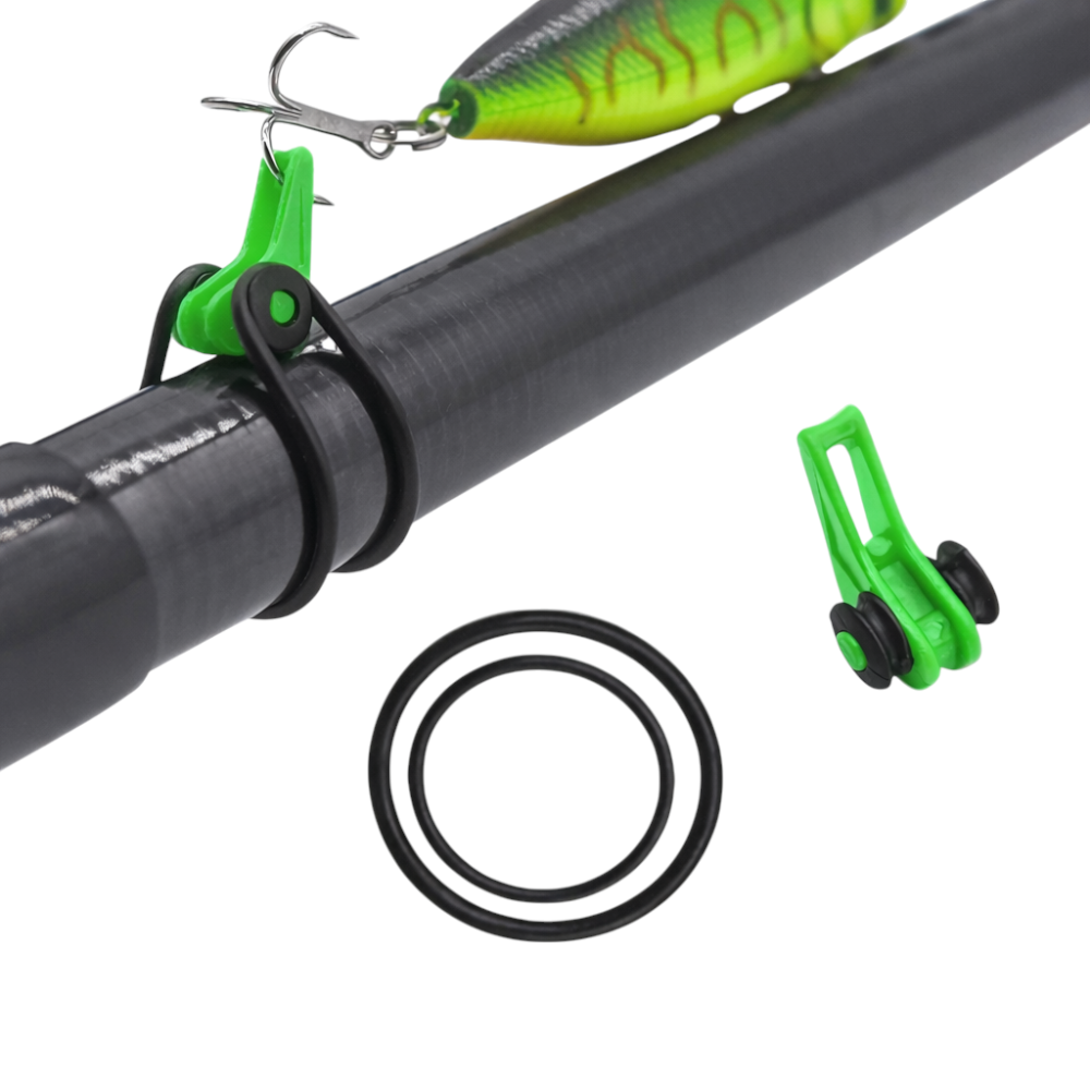 Sujetador de anzuelo para vara multicolor con gomas ajustables - Imagen 2